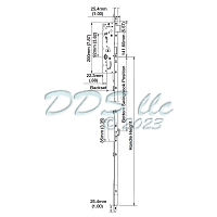 HLS 7 RH Gear with Swinghook/ Shootbolt Extension 2716627