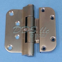 Hoppe Brushed Chrome RH Set Hinge 2972655 1