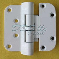 Aluminum LH White Set Hinge 3033941