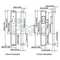 Hoppe HLS7 Rodos Handle Series M1603/2167N 1