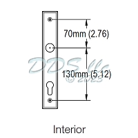 Hoppe M2161N Interior Backplate 3850617