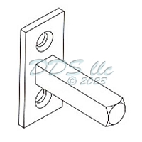 Hoppe Fixing Shaft 8750331 1