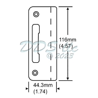 Curved Lip Tongue Strike Brass 8784675