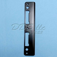Matte Black finish Hoppe latch & deadbolt strike 2