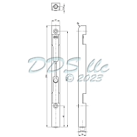 GU Flush Bolt 854-10249 1