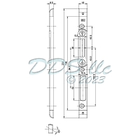 GU Adjustable Strike Plate Left Hand 854-10531 1