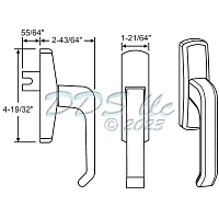 GU Tilt-Turn Handle 854-14659 1