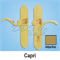 Capri Semi-Active Antique Brass Handle Set 854-16007 1
