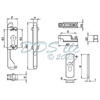 Giesse GOS-S Lock Lower Assembly 856-10120 1