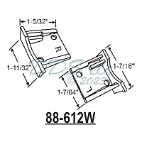 Sash Guide 88-612W 1