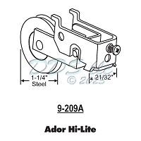 Patio Door Roller 9-209A 1