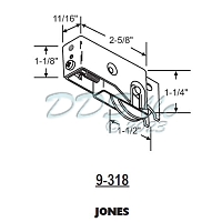 Patio Door Roller 9-318 1