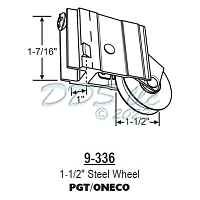 Patio Door Roller 9-336 1