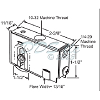 Patio Door Roller Steel 9-350 1