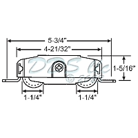 Tandem Patio Door Roller 9-355 1