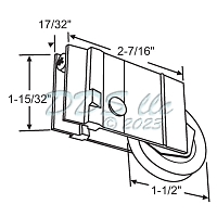 Precision Bearing Patio Door Roller 9-364SPB 1