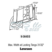 Patio Door Roller 9-364SS 1