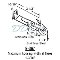 Tandem Patio Door Roller 9-367 1