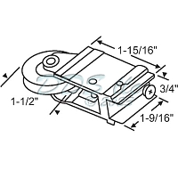 PGT Patio Door Roller 9-406spb 1