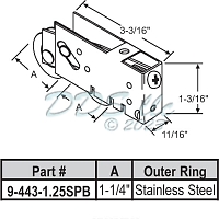 Tandem Patio Door Roller 9-443-1.25SPB 1
