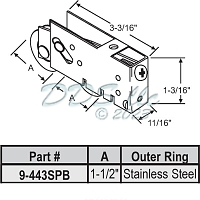 Tandem Patio Door Roller 9-443SPB