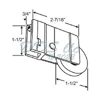 Precision Bearing Patio Door Roller 9-453SPB