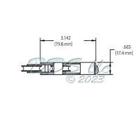 Tandem Patio Door Roller 9-538 2