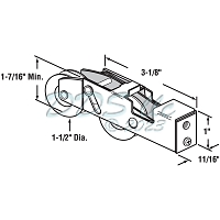 Tandem Patio Door Roller 9-810 1