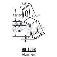 Aluminum Stretch Clip 90-1068 1