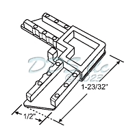 Screen Corners 90-1167W*25 1