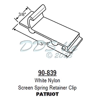 Screen Retainer Clip 90-839*25 1