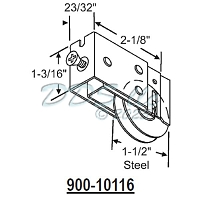 Stainless Steel Patio Door Roller 900-10116ss 1