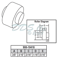 Sliding Window Wheels 900-10418 1