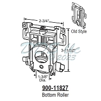 Closet Door Roller Assembly 900-11827