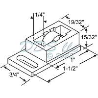 Sliding Window Rollers 900-1293A 1
