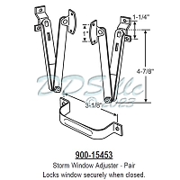 Storm Window Adjuster 900-15453 1