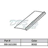 Snap In Vinyl Glazing Bead 900-16212BG