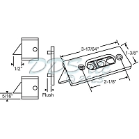 85 Series Tilt Latch Set 900-16267A 1
