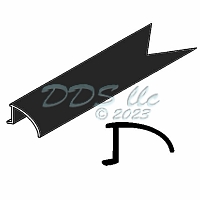 Vinyl Glazing Bead 900-16344B 1