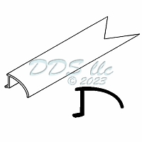 Vinyl Glazing Bead 900-16344W 1