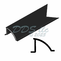 Vinyl Glazing Bead 900-16422BK 1