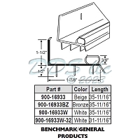 Door Sweep 900-16933W 1
