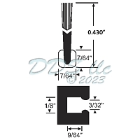 Skirting Weatherseal 900-17451 1
