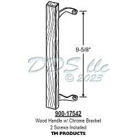 Patio door wooden handle 900-17542 1