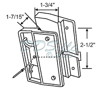Patio Screen Door Handle 900-17710 1