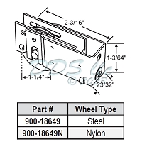 Patio Door Roller 900-18649