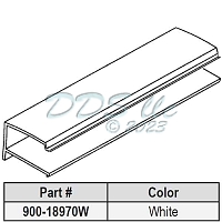 Snap In Vinyl Glazing Bead 900-18970W 1