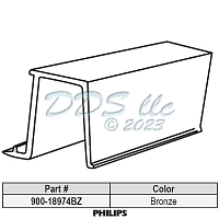 Snap In Vinyl Glazing Bead 900-18974BZ 1