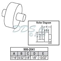 Sliding Window Wheels 900-2041 1