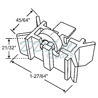 Alenco Sliding Window Roller 900-20955 1
